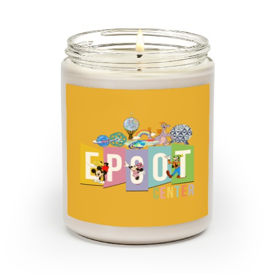 Disney Epcot Scented Candles, Epcot Center Scented Candles, Disney Epcot Vintage Scented Candles