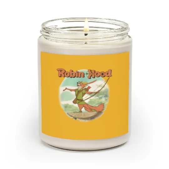 Vintage Robin Hood Scented Candles, Robin Hood Disney Scented Candles