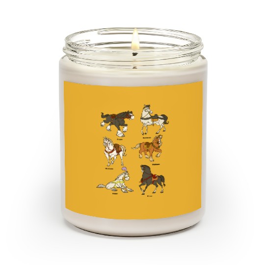 Princess Horses Scented Candles, Disney Princess Scented Candles