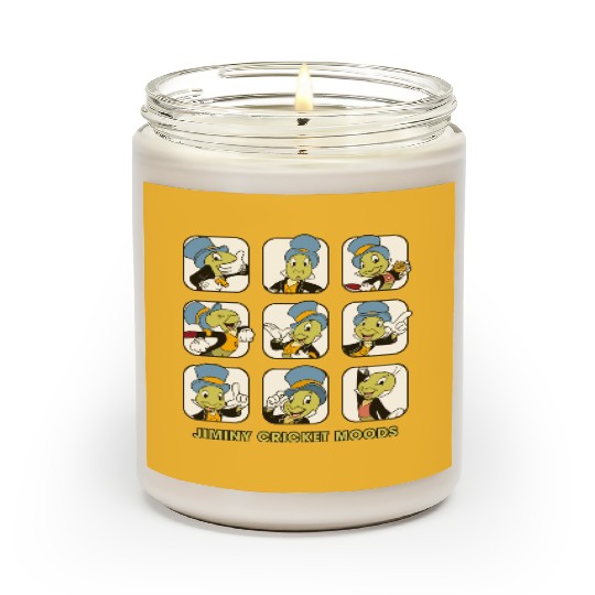 Disney Jiminy Cricket Moods Scented Candles, Disney Pinocchio Scented Candles