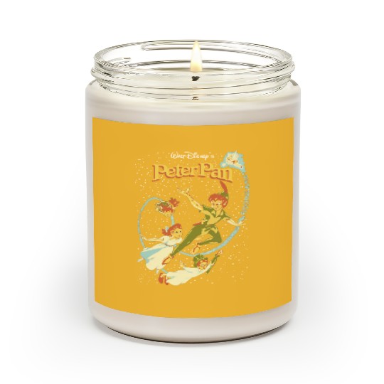 Vintage Peter Pan Scented Candles | Peter Pan Graphic Scented Candles | Disneyland Graphic Scented Candles