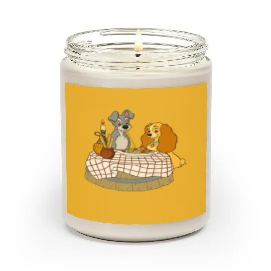 Disney Lady and Tramp Bella Notte Spaghetti Scented Candles, Lady and The Tramp Scented Candles