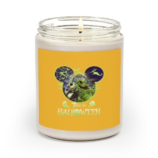 This is Halloween Oogie Boogie Bash 2024 Scented Candles, Disneyland Halloween Scented Candles