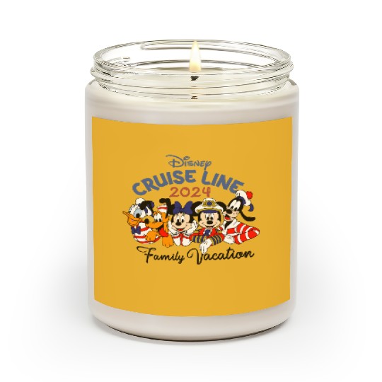 Custom Disney Cruise Scented Candles, 2024 Disney Cruise Family Scented Candles