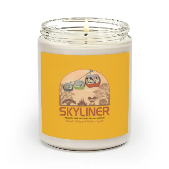 Disney Skyliner Travel The World From Above Scented Candles