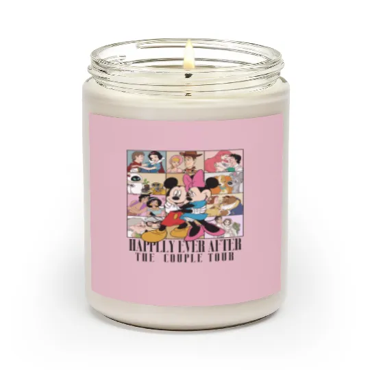 Happily Ever After Disney Couples Valentines Disney Love Scented Candles