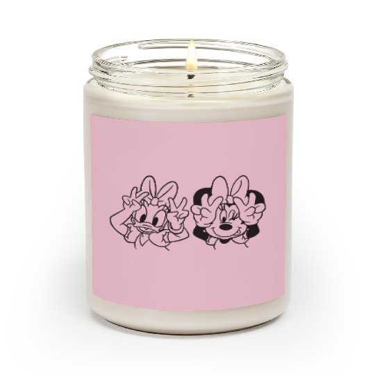 Daisy Duck and Minnie Mouse, Minnie Mouse Scented Candles, Family Disney Scented Candles