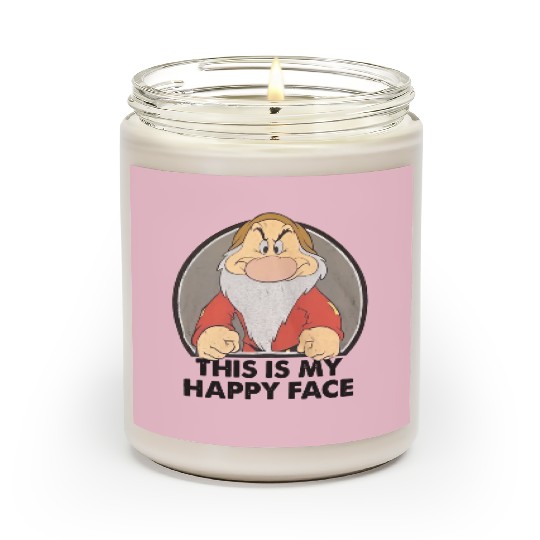 Disney Snow White Grumpy  Scented Candles, Funny Grumpy Seven Dwarfs Scented Candles,  Disneyland Vacation 2024 Trip Scented Candles