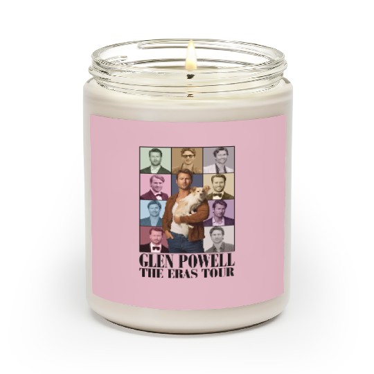 Glen Powell Eras Tour Scented Candles, Glen Powell Fan Gift, Twisters Movie Lovers Scented Candles