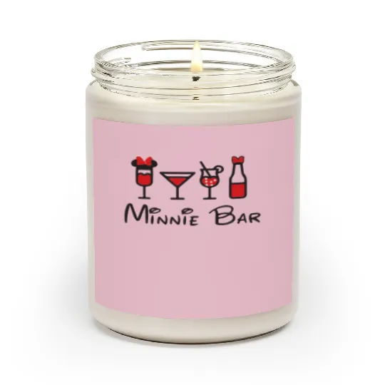 Minnie Bar Scented Candles, Disney Scented Candles, Drinking Scented Candles, Drinking Around the World Scented Candles