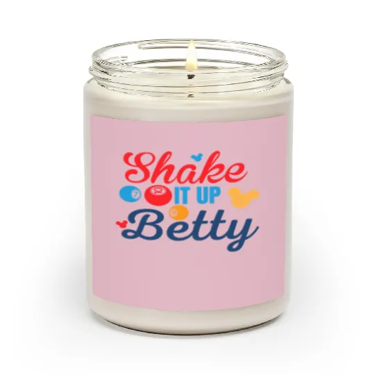 Shake it up Betty! Disney Cruise Line Bingo Scented Candles | Disney Cruise Scented Candles | Disney Bingo Scented Candles