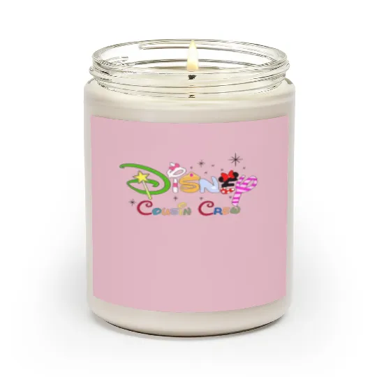 Disney Cousin Crew Scented Candles, Disney Cousin Scented Candles