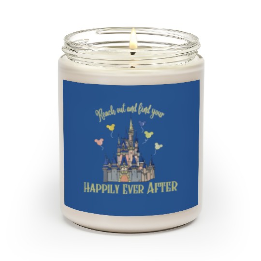 Vintage Disney Comfort Colors Scented Candles, Disney Castle Scented Candles, Magic Kingdom Castle