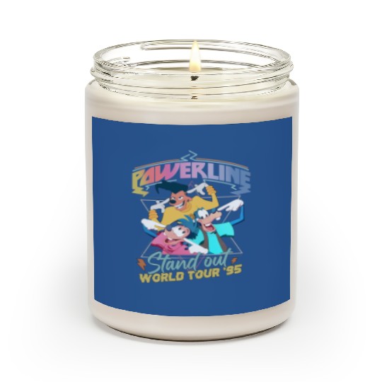 Retro Disney A Goofy Movie Powerline World Tour 95' Scented Candles, A Goofy Movie Scented Candles, Vintage Disney Powerline