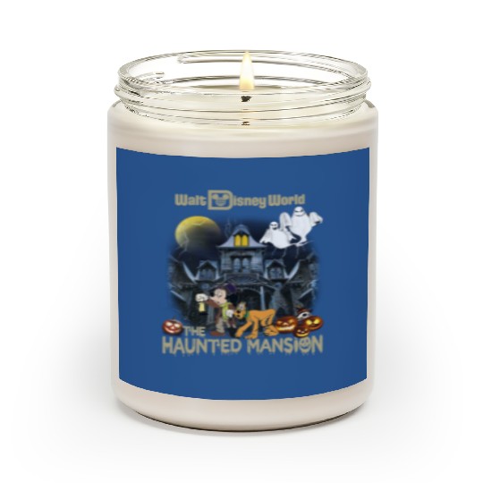 Vintage Haunted Mansion Scented Candles, Disney Halloween Scented Candles, Mickey Haunted Mansion Scented Candles