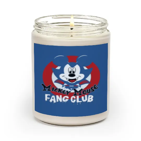 Vampire Mickey Mouse Fang Club Disney Scented Candles