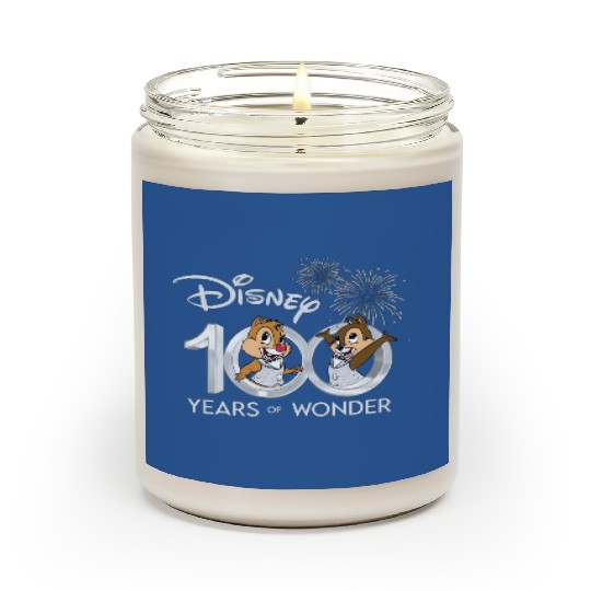 Disney 100 Years of Wonder Scented Candles, 100th Anniversary Scented Candles, Chip and Dale Scented Candles