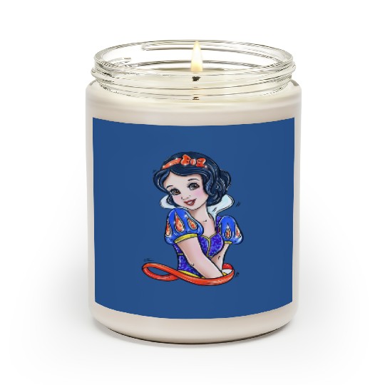 Snow White Scented Candles, Disney Princess Scented Candles, Birthday Girl Scented Candles