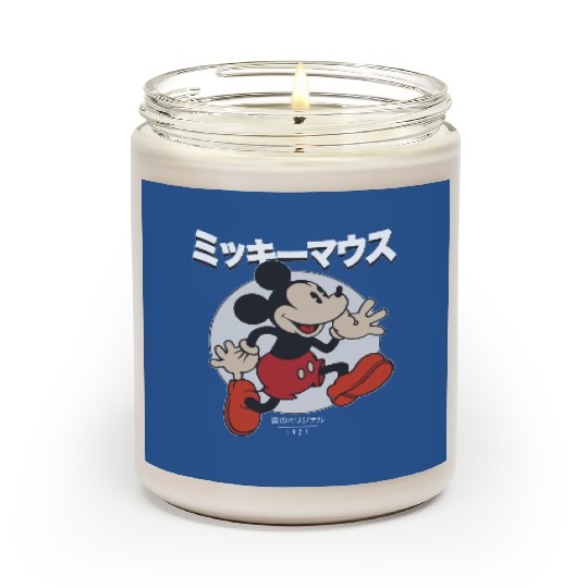 Disney Mickey And Friends Mickey Mouse Kanji Portrait Scented Candles, Magic Kingdom Holiday Scented Candles