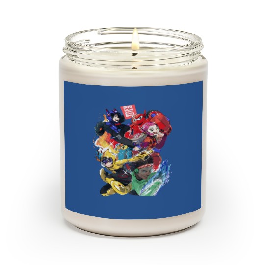 Disney Baymax Scented Candles, Big Hero 6 Scented Candles, Super Hero Scented Candles