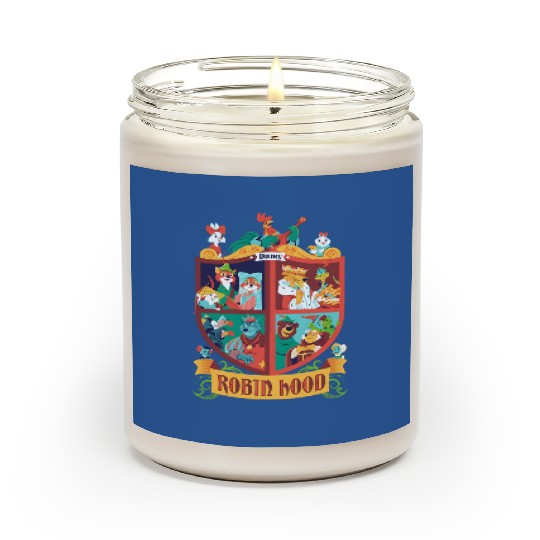 Vintage Disney Robin Hood Scented Candles, Animal Kingdom Family Matching Scented Candles