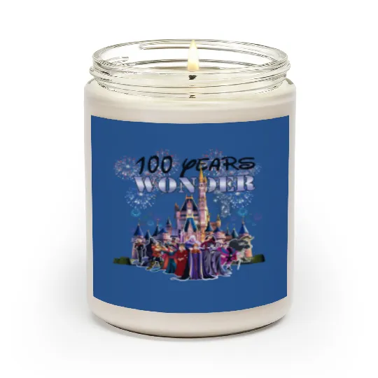 100th Disney Villians Scented Candles, Disney 100 Years of Wonder Scented Candles, Disney 100th Scented Candles