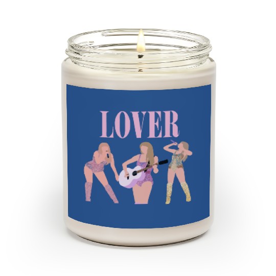 taylorswift lover eras tour art Scented Candles