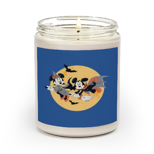 Happy Halloween Moon Disney Vampire Mickey Scented Candles