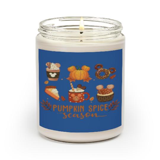 Disney Pumpkin Spice Scented Candles, Disney Fall