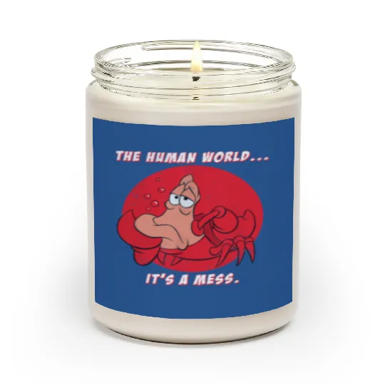 Disney The Little Mermaid Scented Candles, Sebastian Crab The Human World