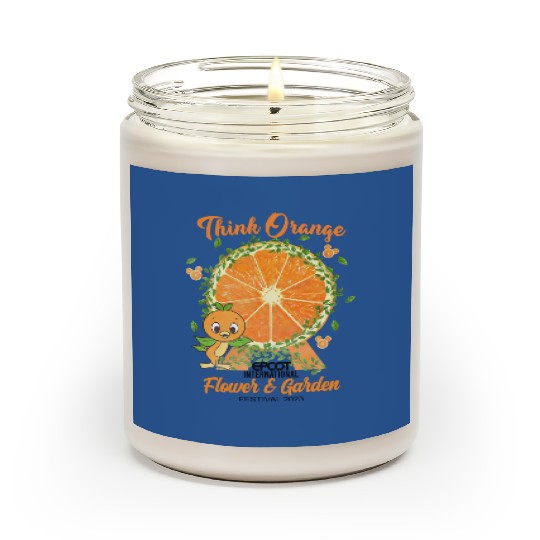 Disney Epcot Orange Bird Scented Candles, Disney Epcot International Flower and Garden Festival 2023 Scented Candles