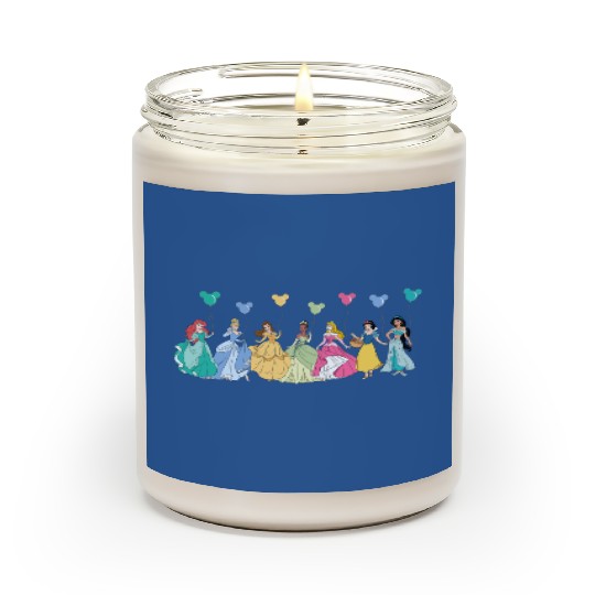 Disney Princess Balloon Scented Candles, Princess Squad Scented Candles