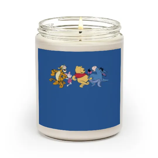 Winnie The Pooh Dancing Scented Candles, Winnie The Pooh and Friends Scented Candles, Piglet, Eeyore, Tigger, The Pooh Scented Candles, Disney Family Scented Candles