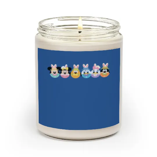 Disney Easter Egg Scented Candles, Disney Easter Day, Disney Characters Happy Easter Scented Candles