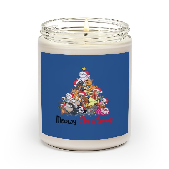 Disney Cat Tigger Marie Cheshire The Aristocats Meowy Christmas Scented Candles