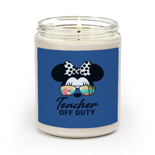 Teacher Off Duty Scented Candles, Disney Teacher Scented Candles, Last Day Of School Teacher Scented Candles
