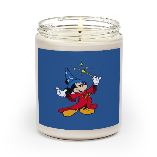Disney Fantasia Sorcerer Mickey Mouse Magic Wizard  Scented Candles, Fantasmic Disney Scented Candles