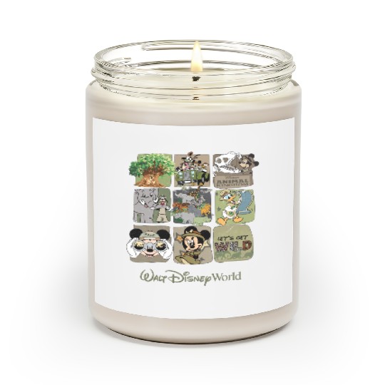 Disney Animal Kingdom Scented Candles, Vintage Animal Kingdom Scented Candles, Mickey Safari Scented Candles