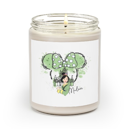 Mulan Princess Scented Candles, Disney Mulan Princess Scented Candles, Disney Princess Scented Candles, Disney Mulan Scented Candles