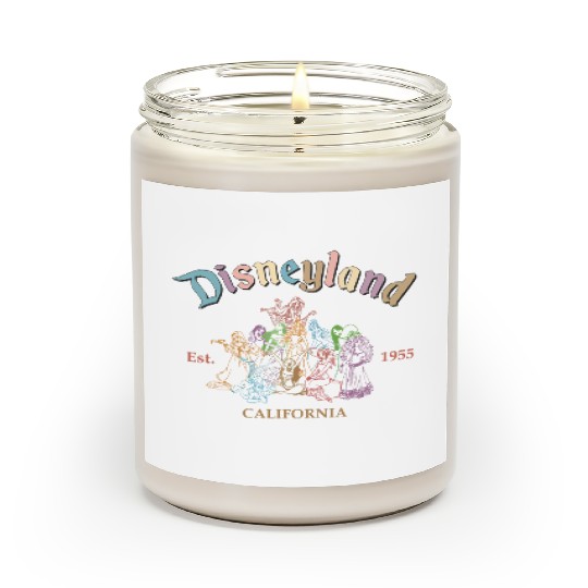 Disneyland Princess Scented Candles, Vintage Disney Princess EST 1955