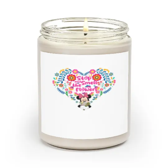 Minnie Flower Scented Candles, Disney Epcot, Epcot International Flower and Garden Festival 2023, Mickey's Garden Scented Candles