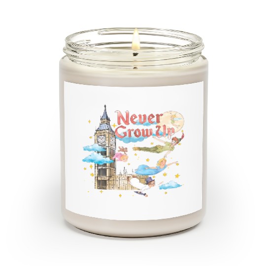 Disney Peter Pan Scented Candles, Never Grow Up Scented Candles, Tinker Bell Scented Candles, Neverland Scented Candles, Disney Vacation Scented Candles