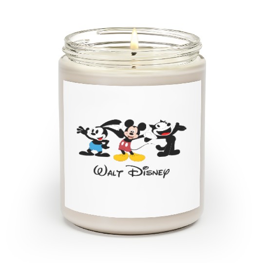Julius the Cat Oswald the Lucky Rabbit Mickey Mouse Scented Candles, Disney Trip Scented Candles