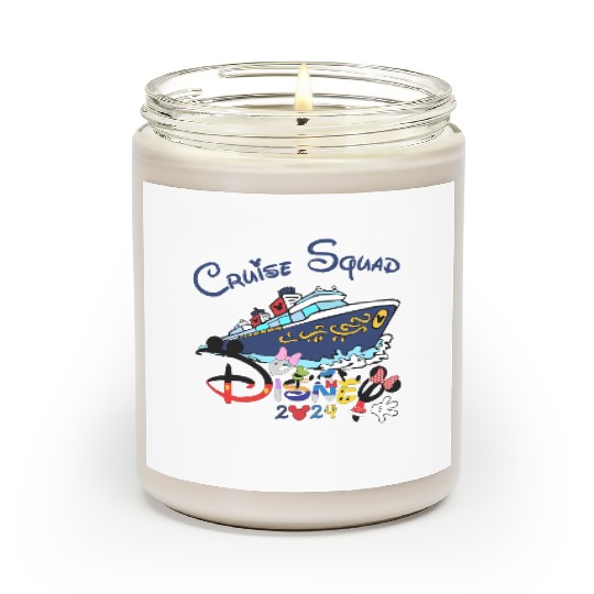 Disney Cruise Squad Scented Candles, 2024 Cruise Scented Candles, Disney Family Cruise Scented Candles, Disney Vacation Scented Candles, Disney Cruise Trip Scented Candles