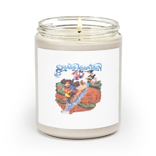 Vintage Disney Splash Mountain Scented Candles, Disney Mountain Scented Candles, Brer Rabbit, Brer Bear, Water Ride Disneyworld Scented Candles