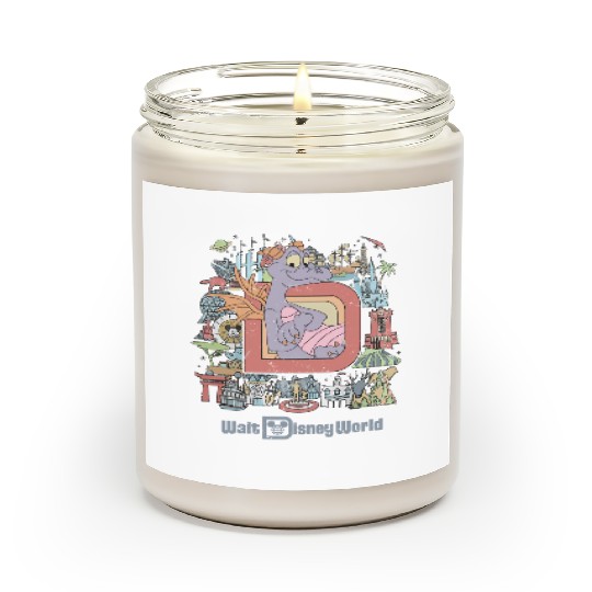 Disney Epcot Figment Scented Candles, Disney Figment Scented Candles