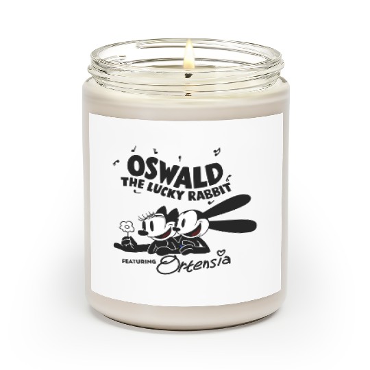 Disney Oswald Scented Candles, Oswald Classic Lucky Rabbit Scented Candles, Magic Kingdom Scented Candles