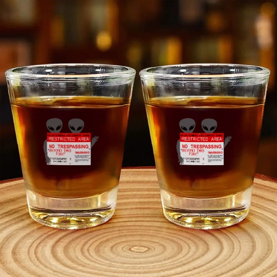 Greys Area 51 Shot Glasses