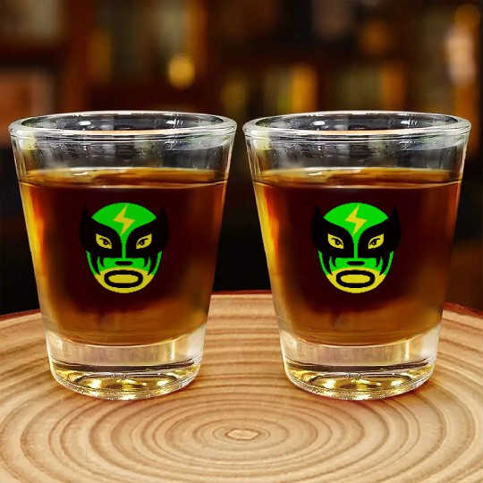 Sport vectorstock 1978393 Wrestling Maske 004 Shot Glasses
