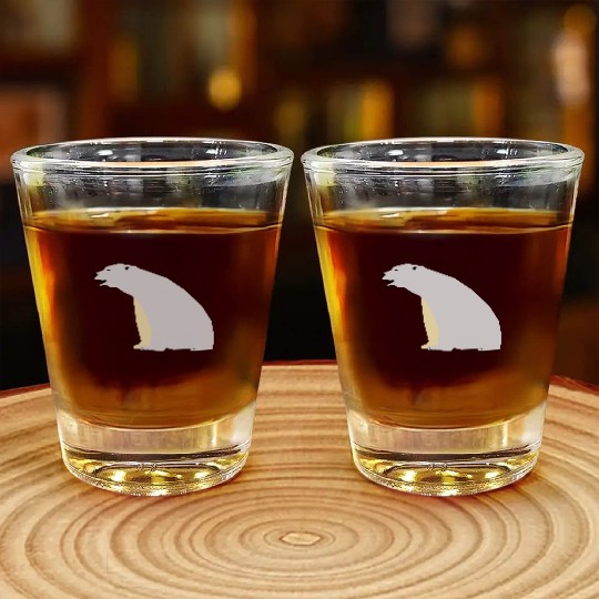 Polar bear Shot Glasses